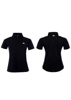 Рубашка-поло женская черная (100% полиэстер) ADIDAS