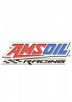 Наклейка AMSOIL RACING (винил) 120х39,5 см