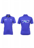 Рубашка-поло мужская Фиолетовая ADIDAS с лого RAVENOL