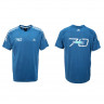 Футболка мужская однослойная синяя ADIDAS с логотипом RAVENOL