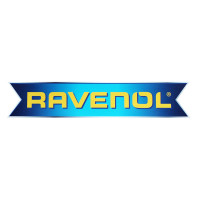 Наклейка RAVENOL градиент с обводкой 300x56 мм
