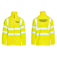 Куртка флисовая мужская жёлтая флуоресцентная RAVENOL