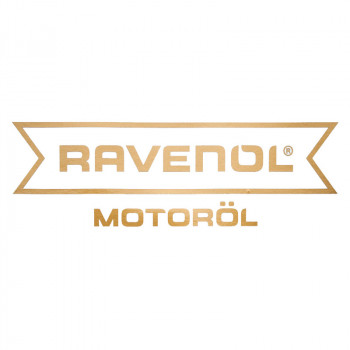 Наклейка RAVENOL Motoroel золотая плоттер трафарет 300x90 мм