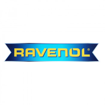 Наклейка RAVENOL градиент с обводкой 130x24 мм
