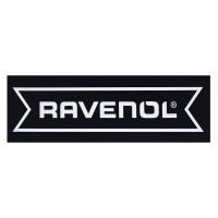 Наклейка RAVENOL белая плоттер трафарет 250x47 мм