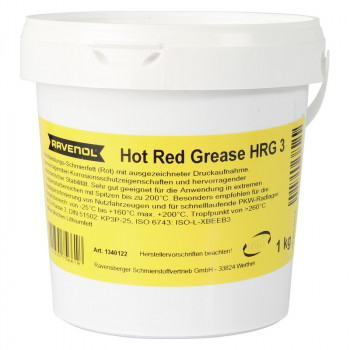 Пластичная смазка RAVENOL Hot Red Grease HRG 3