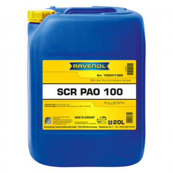 Компрессорное масло RAVENOL Kompressorenoel Screw SCR PAO 100