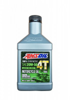Моторное масло для 4-Такт AMSOIL 100% Synthetic 4T Performance 4-Stroke Motorcycle Oil 20W-50