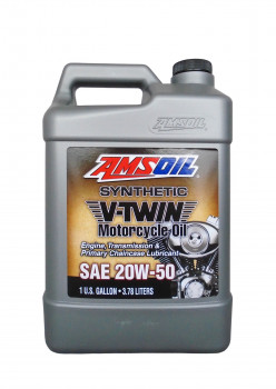 Мотоциклетное масло AMSOIL Synthetic V-Twin Motorcycle Oil SAE 20W-50