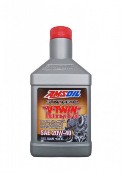 Мотоциклетное масло AMSOIL Synthetic V-Twin Motorcycle Oil 20W-40