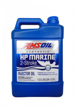 Моторное масло для 2Т лодочных моторов AMSOIL HP Marine Synthetic 2-Stroke Oil