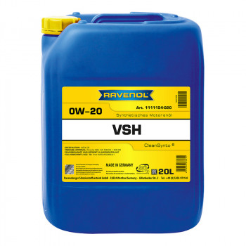 Моторное масло RAVENOL VSH 0W-20