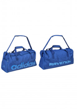 Спортивная синяя сумка ADIDAS с логотипом RAVENOL